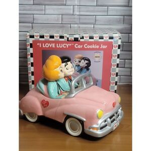 Vandor "I Love Lucy" Cartoon Limited Edition Pink Convertible Car Lucy & Ricky C